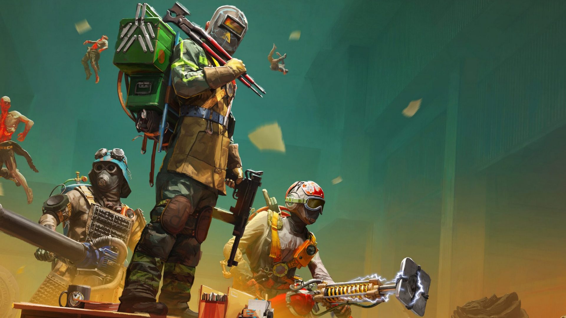 FBC agents stand at the ready.