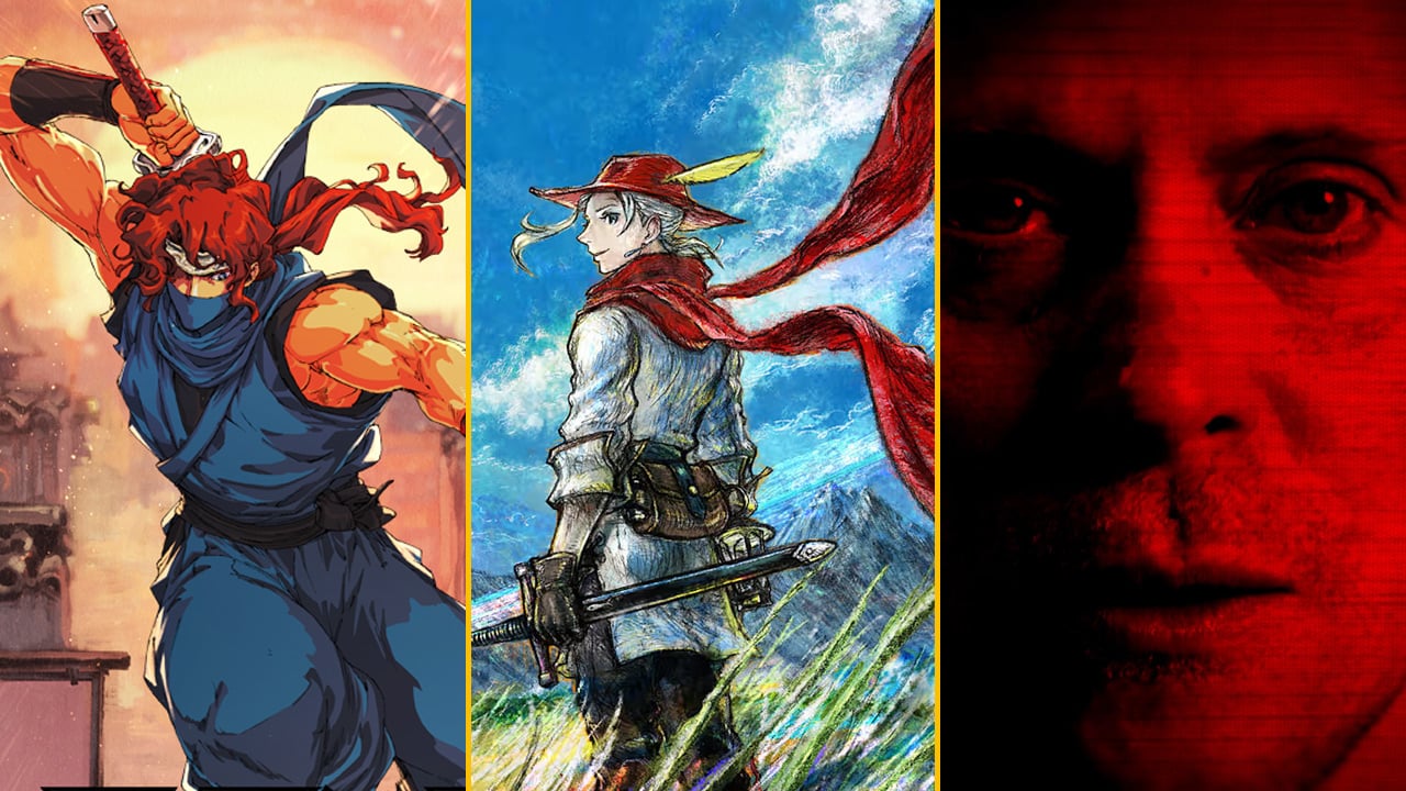 Characters from Ninja Gaiden, the Adventures of Elliot, and Dead Take are arranged in a composite image.