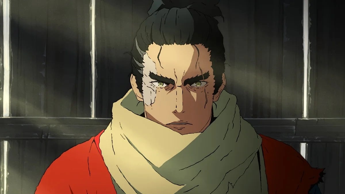 Sekiro anime shows off the main character's face.